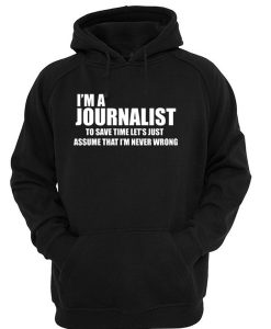 journalist hoodie