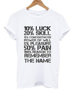 10-Luck-20-Skill-T-shirt