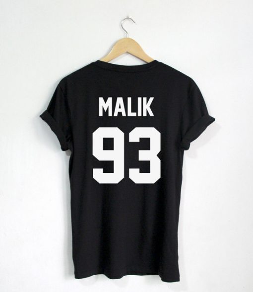 Zayn Malik 93 T-shirt Back