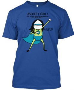 Anxiety Girl by Natalie Dee T Shirt