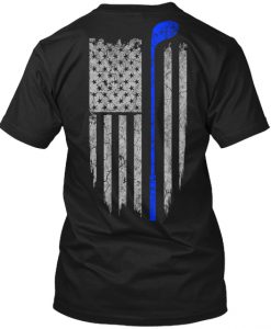 Golf USA Flag T Shirt Back T-Shirt