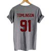Tomlinson 91 Louis Tomlinson back tshirt