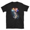 Astronaut Cat in Space Holding Planet Balloon T Shirt