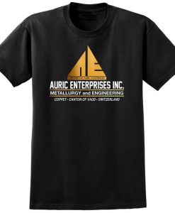 Auric Enterprises Inc. T-shirt - Retro Classic James Bond Inspired Film Tee Shirt in Mens & Ladies Styles - 007 Film, Movie tshirts