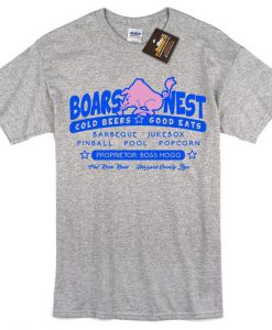 Boars Nest Short Sleeve T Shirt - Inspired by The Dukes of Hazzard - Mens & Ladies Styles