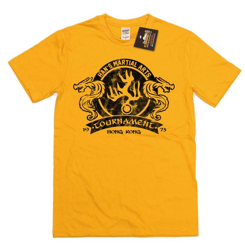 Han's Martial Arts Tournament Tee - Enter Dragon Inspired T-shirt ...