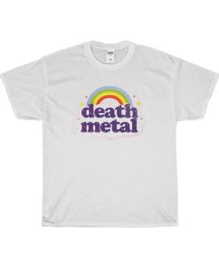 Unicorn Rainbow Death Metal T-Shirt