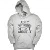 Ain't Nothing Soft About It Funny Softball Hoodie