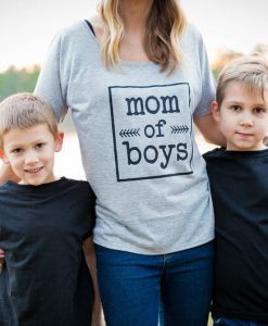 Mom of Boys Shirt. Gift for Mom tshirt
