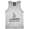 Warning Contains Nuts Funny Church Atheist Belief Tank top
