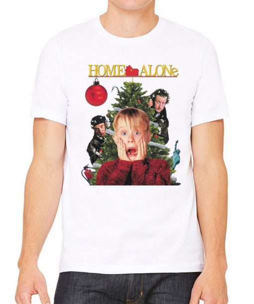 HOME ALONE Christmas T shirt Movie Comedy Gift Cult Film Family Christmas