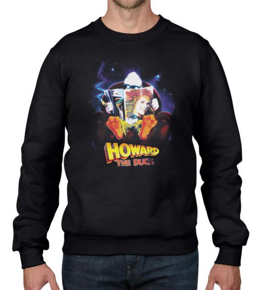 HOWARD the DUCK SWEATSHIRT Comedy Adventure Sci-fi Classic Movie Gift Sweater