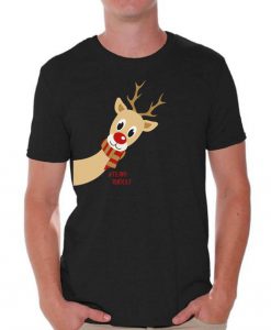 Ugly Christmas Shirts for Men Xmas Rudolf Team T-Shirt