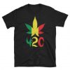 420 Rasta Leaf Tshirt