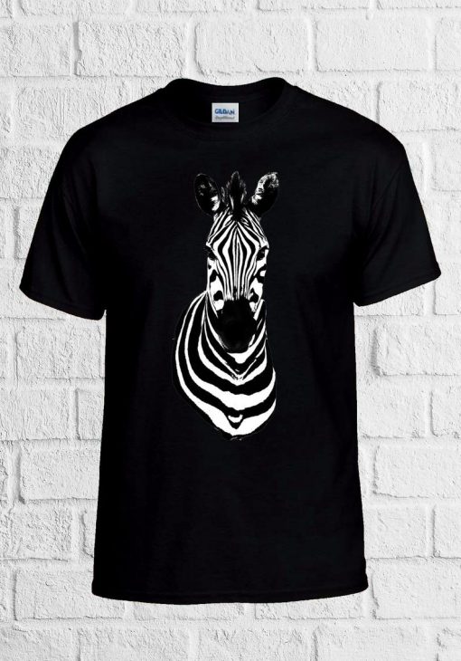 Zebra Animal Pattern T Shirt