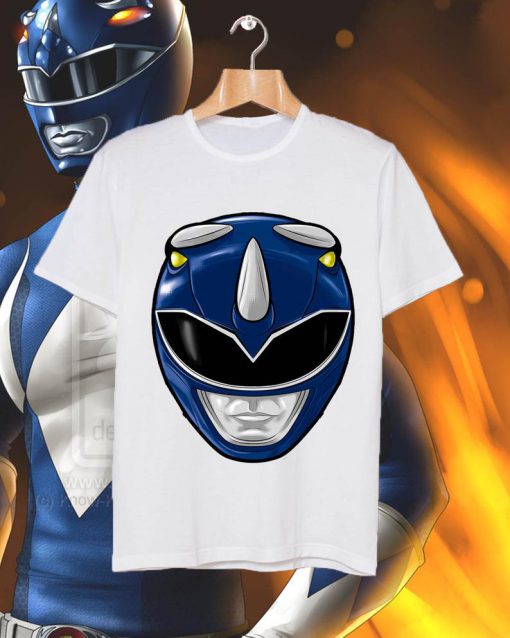 Blue Mighty Morphin Power Rangers T Shirt