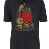 Charlie Brown Aliens Face Hugger Snoopy T Shirt