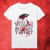 Game of Thrones Went to a Wedding Bloody Mess Mens White T-Shirt