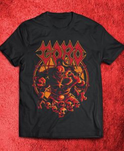 Goro Mortal Kombat Boss Shang Tsung Half Dragon Mens Black T-Shirt