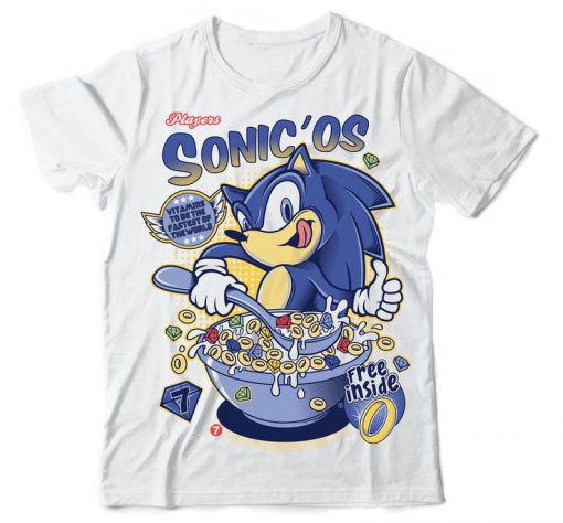 Sonic the Hedgehog Cereal Box Cover T Shirt