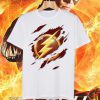 Torn The Flash Speed Runner Lighting Barry Allan T Shirt