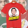 Young Sheldon Bazinga Adults Big Bang Theory Top T Shirt