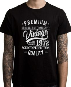 1972 48th Birthday T-shirt - Funny Vintage Parts