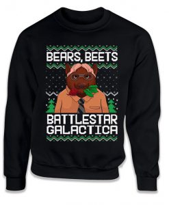 Bears Beets Battlestar Galactica Funny Christmas Sweatshirt