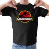 Grampasaurus Fathers Gift Jurassic Park Inspired Funny Unisex Men's Comedy T-Shirt