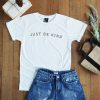 Just be kind word slogan shirt Unisex T-shirt
