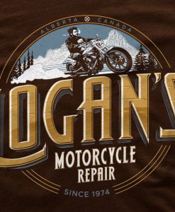 LOGAN'S MOTORCYCLE REPAIR Adult Unisex Fit T-Shirt