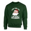 Lack of Faith Santa Claus Funny Ugly Christmas Sweatshirt