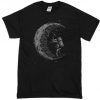 Mens Space Moon T-Shirt Astronaut Mining