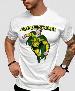 Oregon Ducks Superman Football Shirt