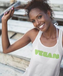 Vegan Shirt Sega Style Vegan Logo Tank Top
