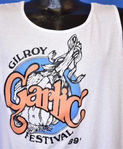 80s Gilroy Garlic Festival '89 Tank top