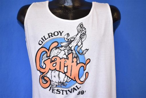 80s Gilroy Garlic Festival '89 Tank top