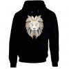 Abstract Lion Head Hoodie
