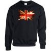 British Flag Vintage Look Union Jack Sweatshirt