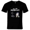 Johnny 5 And R2d2 Spaced Out T Shirt