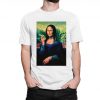 Mona Lisa Smokes Weed Funny T-Shirt