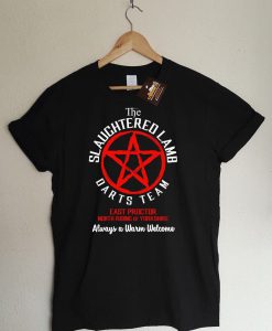 American Werewolf Inspired Slaughtered Lamb Darts T-shirt