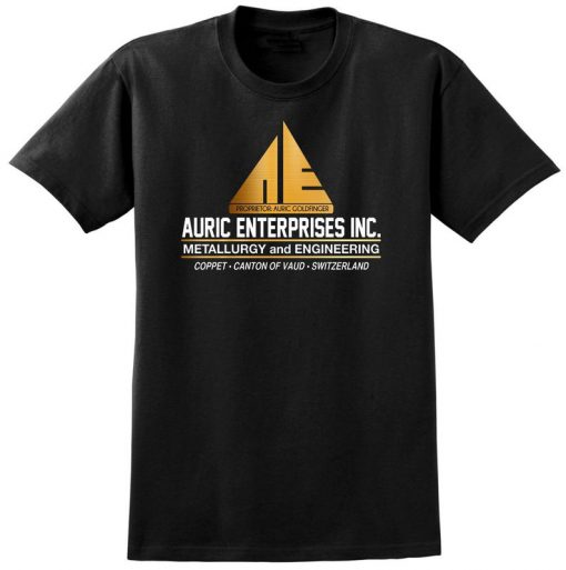 Auric Enterprises Inc. T-shirt - Retro Classic James Bond Inspired Film Tee Shirt in Mens & Ladies Styles - 007 Film, Movie tshirts