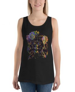 Day Of The Dead Lady Design Unisex Tank Top