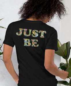 Emoji Just Be Design Short-Sleeve Unisex T-Shirt Back