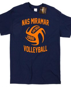 NAS Miramar Vollyball Short Sleeve T Shirt - Inspired by Top Gun - Mens & Ladies Styles