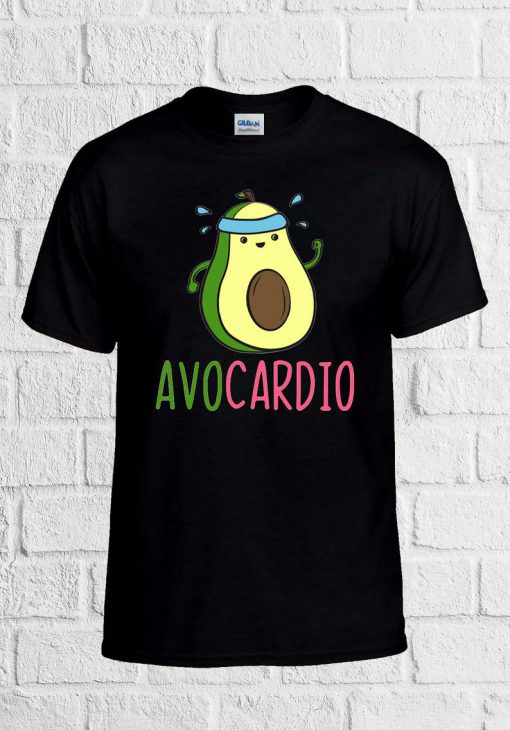 Avocardio Gym Workout Avocado Avo-cardio Gift T Shirt Men Women Unisex