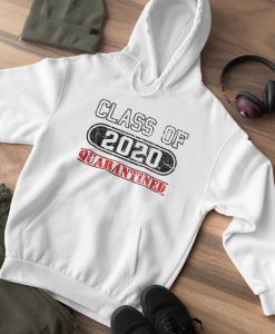 Class Of 2020 Quarantined Distressed Funny Meme Hoodie