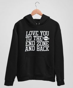 End zone football hoodie