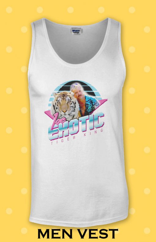 Exotic Joe T Shirt Tiger King T Shirt Carole Baskin Free Joe Top Vest Men